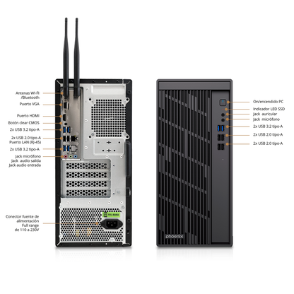 Ordenador Phoenix Core i5-14400 16GB DDR5 1TB NVMe Win 11 Pro (3)